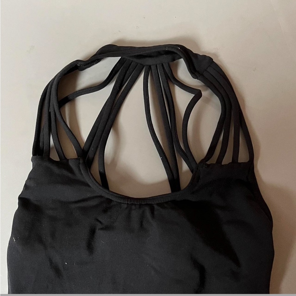 BLACK STRAPPY CAPEZIO LEOTARD!